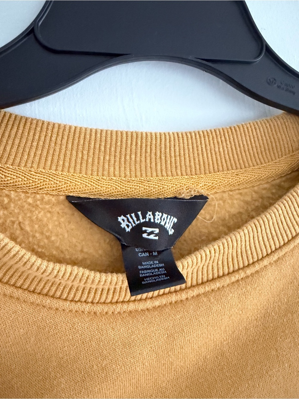 Retro Billabong Unisex Mustard Ying-Yang Crew Sweatshirt - Picture 6 of 6